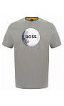 HUGO BOSS: Футболка с принтом