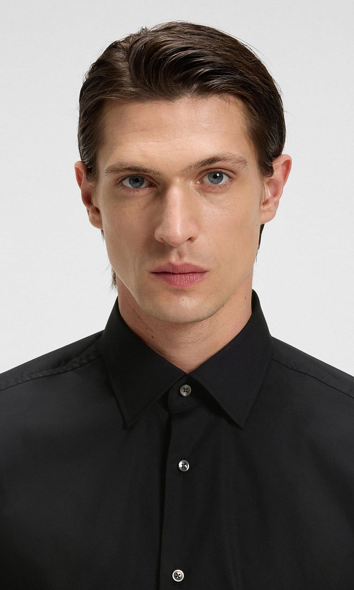 HUGO BOSS: Приталенная рубашка