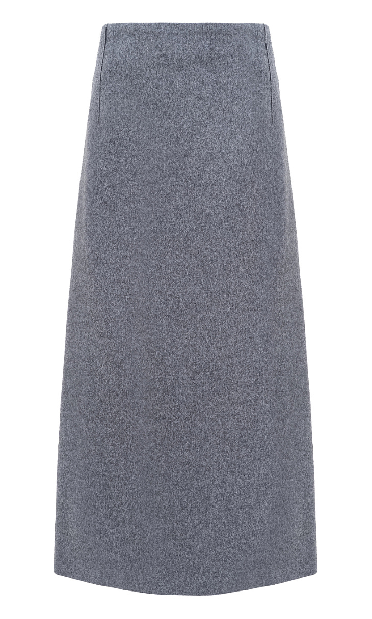 HUGO BOSS: Юбка из шерсти и кашемира