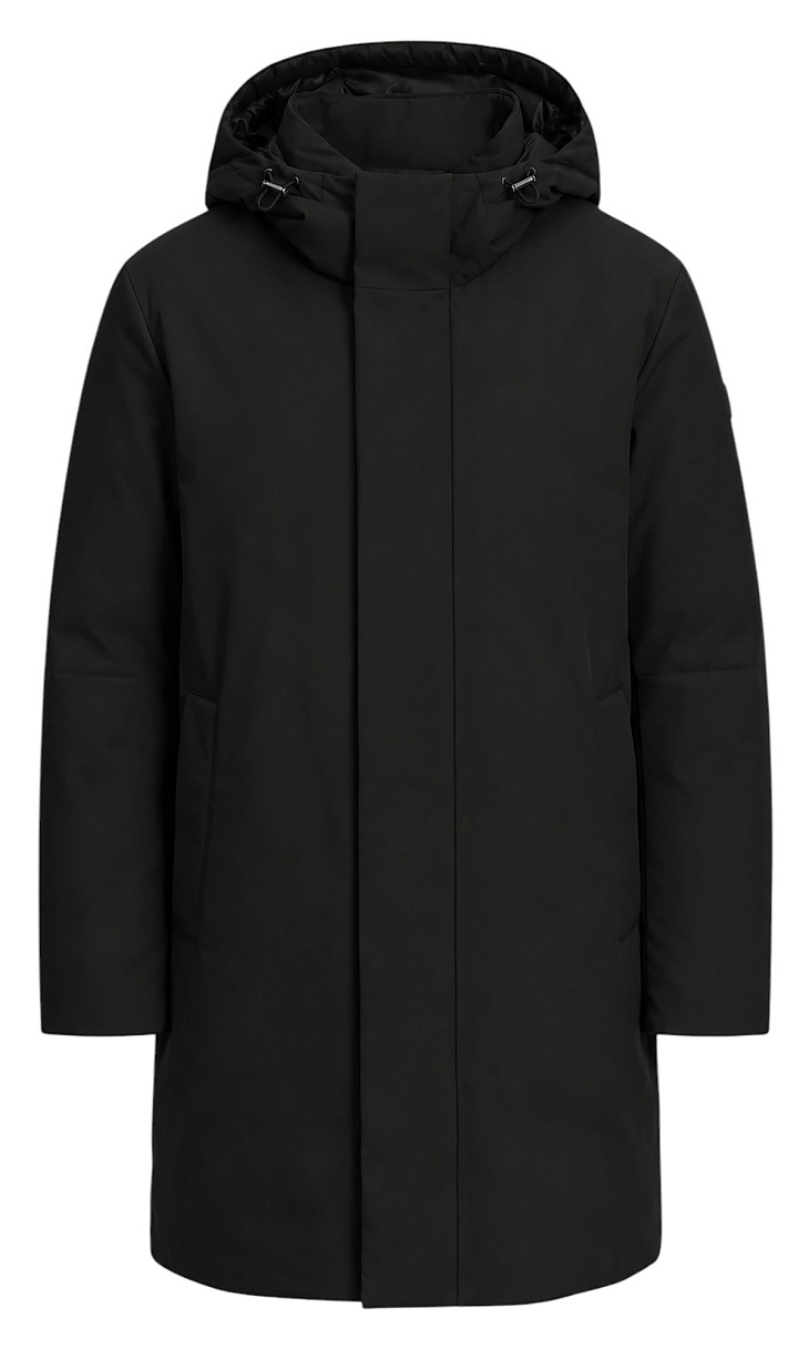 HUGO BOSS: Пуховик с капюшоном