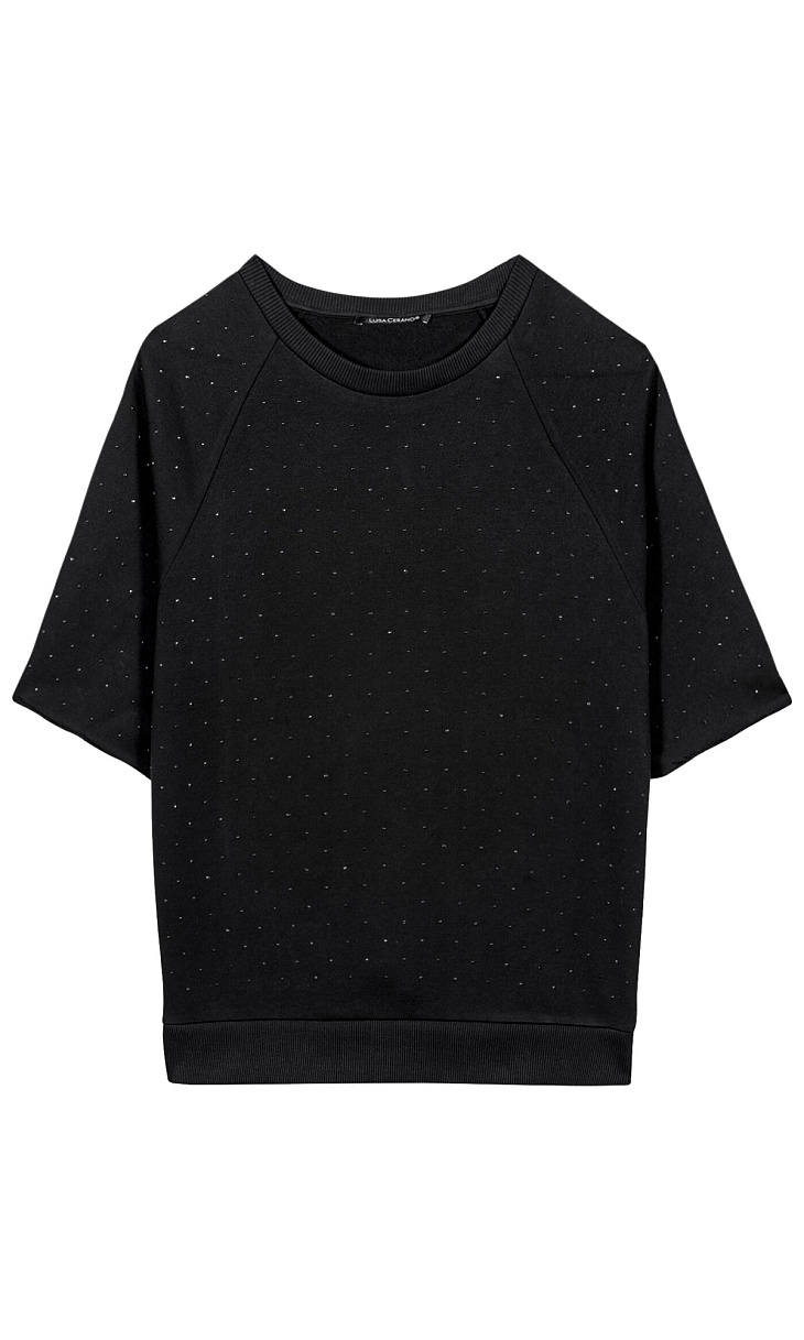 LUISA CERANO: Толстовка со стразами