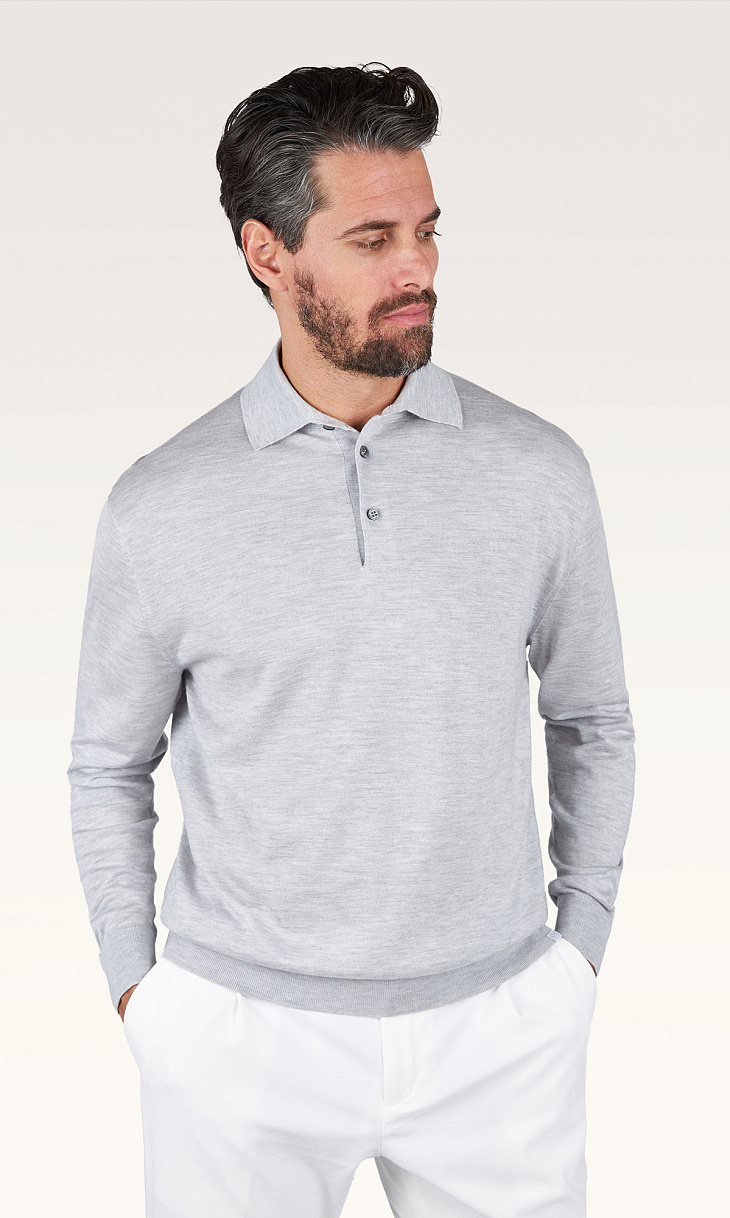 Paul Shark: Поло из шелка и кашемира