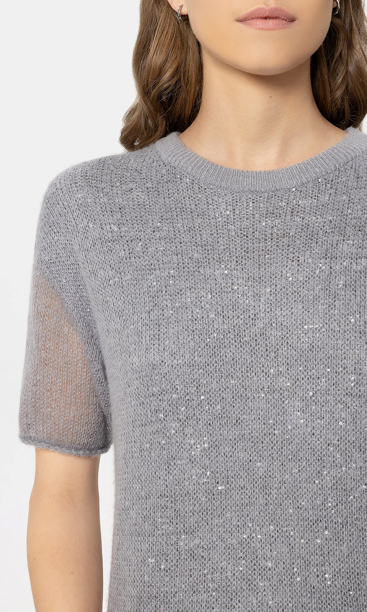 LUISA CERANO: Пуловер с пайетками