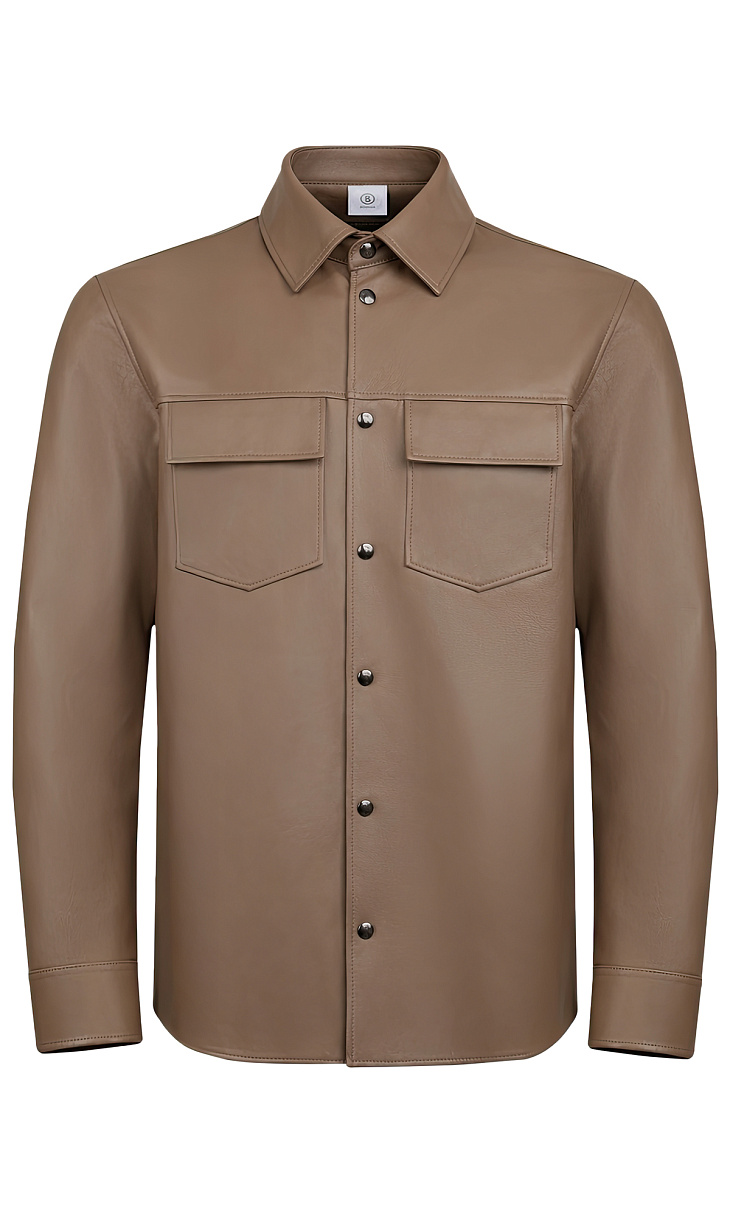 BOGNER: Кожаная рубашка