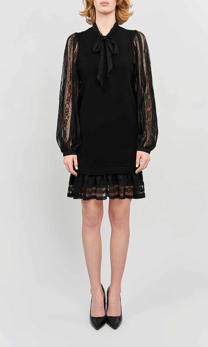 TWINSET: Кружевное мини-платье