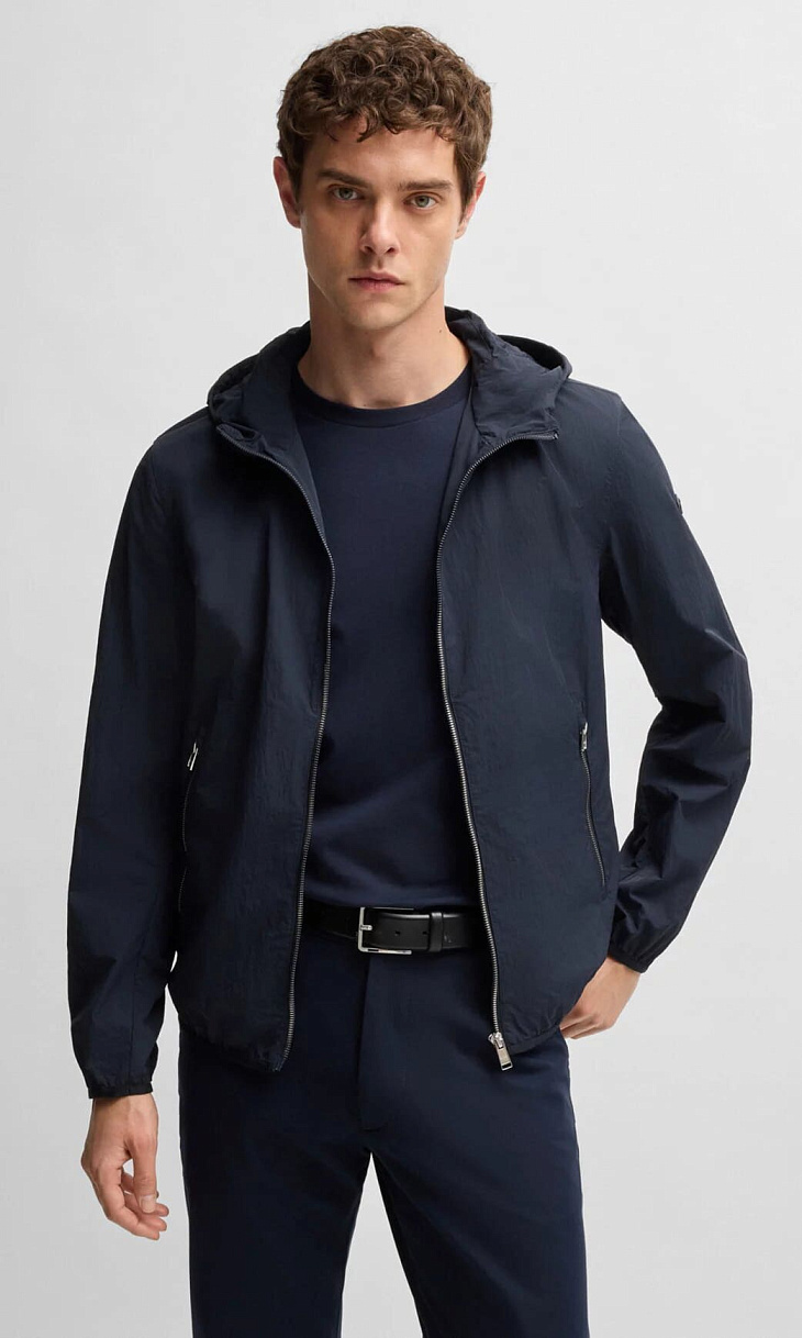 HUGO BOSS: Куртка с капюшоном