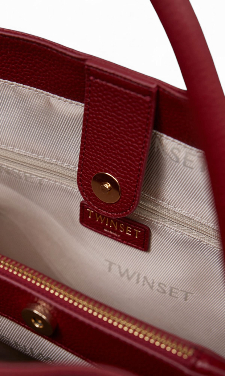 TWINSET: Сумка-тоут с карманом на молнии