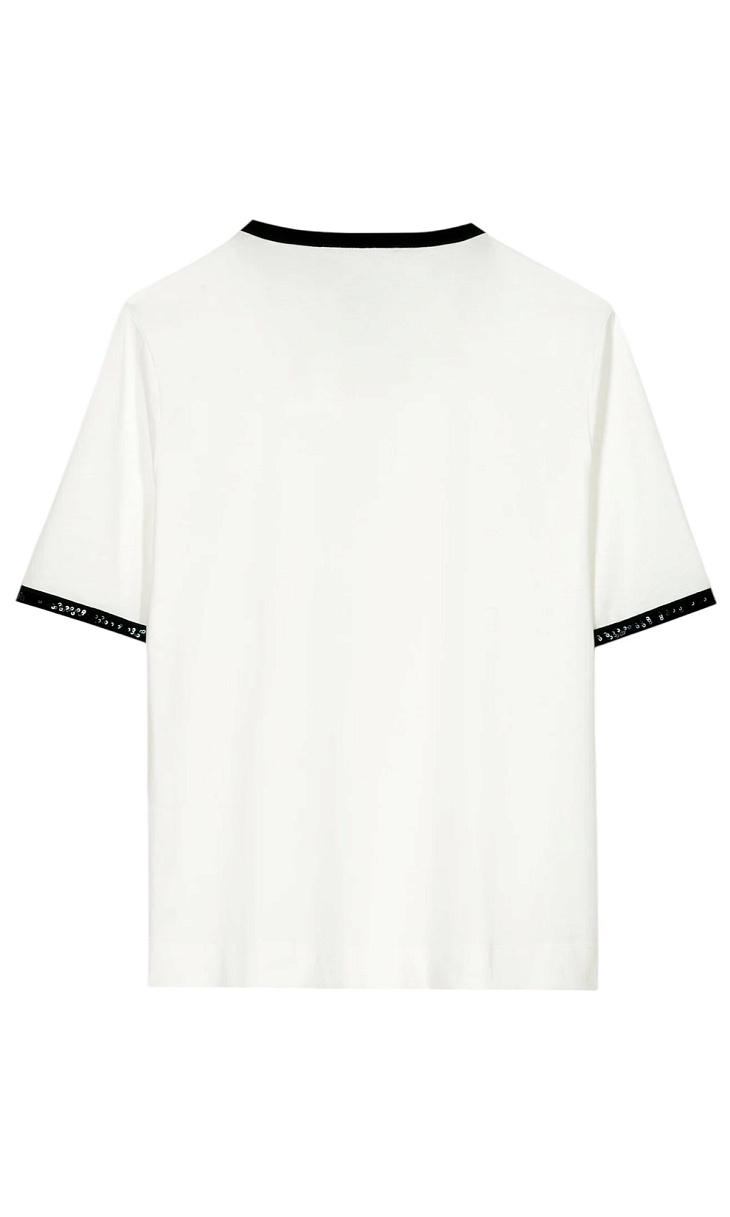 LUISA CERANO: Футболка с пайетками