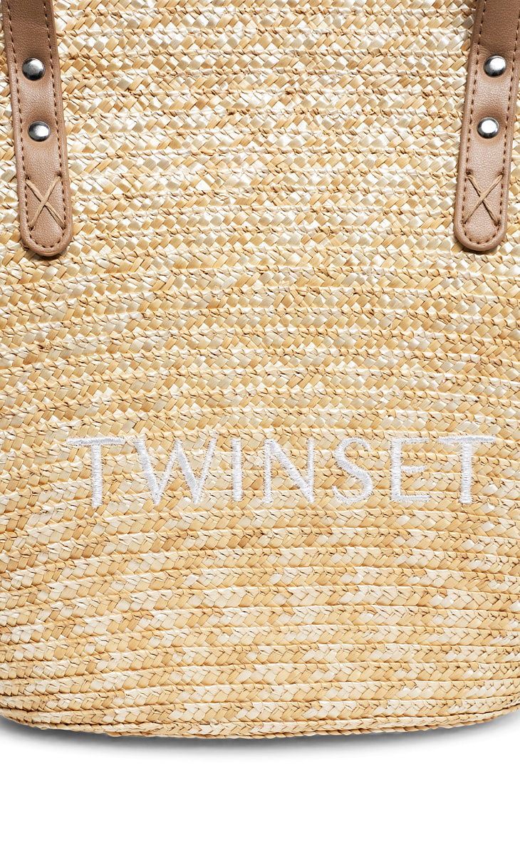 TWINSET: Соломенняа пляжная сумка