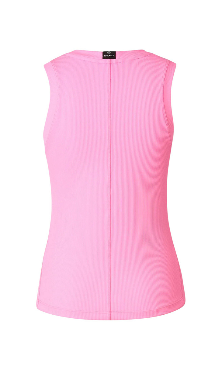 Bogner: Топ в рубчик с принтом