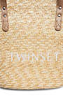 TWINSET: Соломенняа пляжная сумка