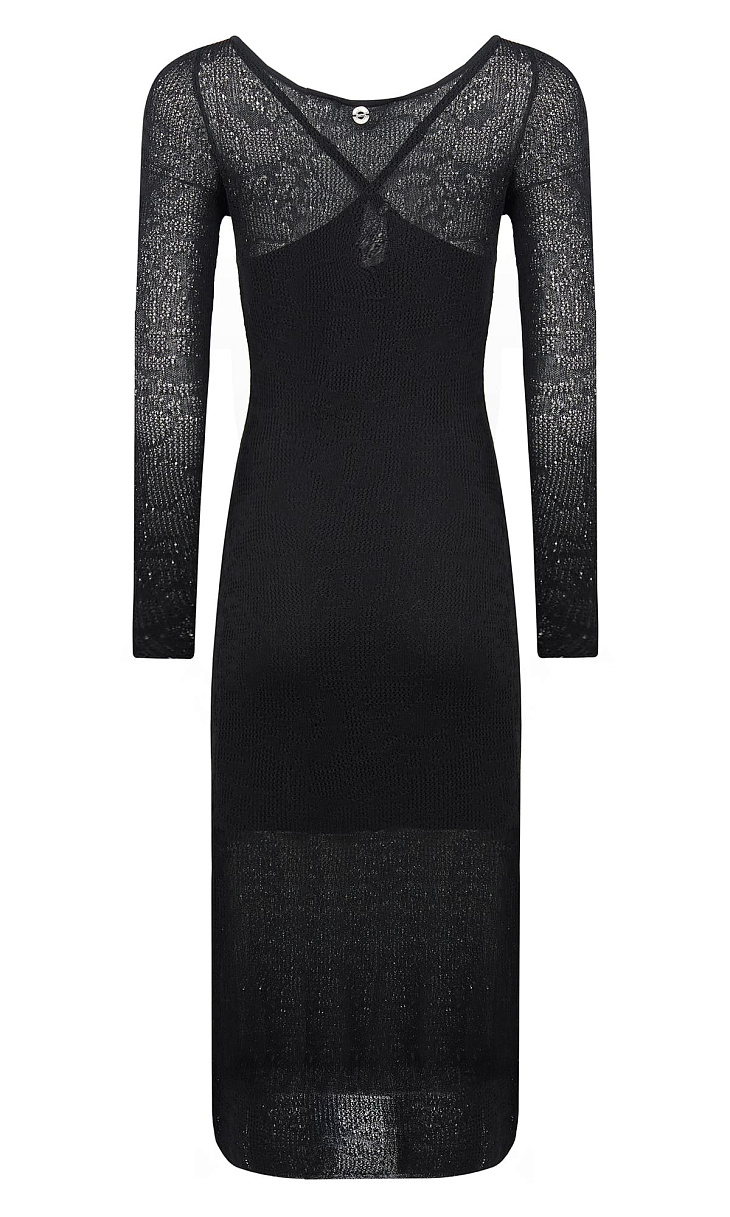 TWINSET: Ажурное платье с комбинацией