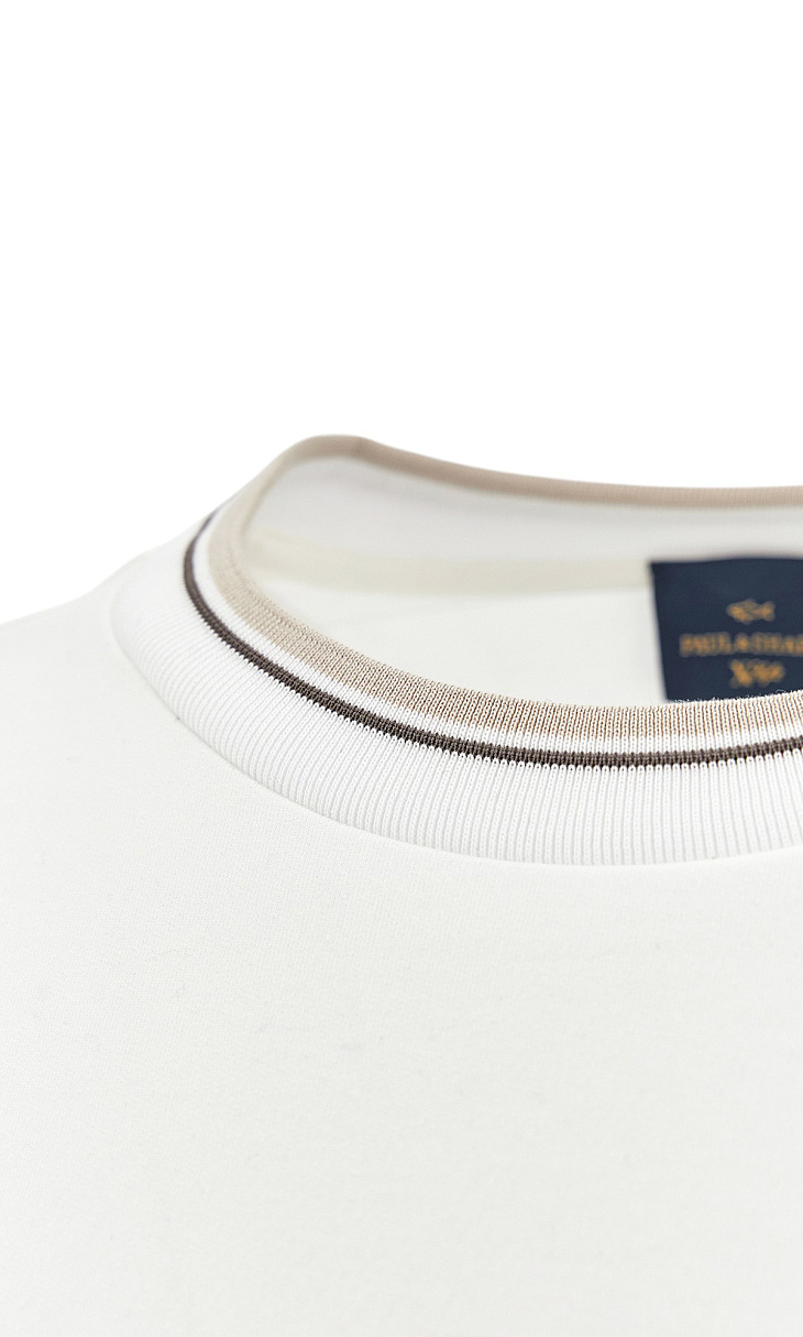 Paul Shark: Пуловер из хлопка с вышивкой