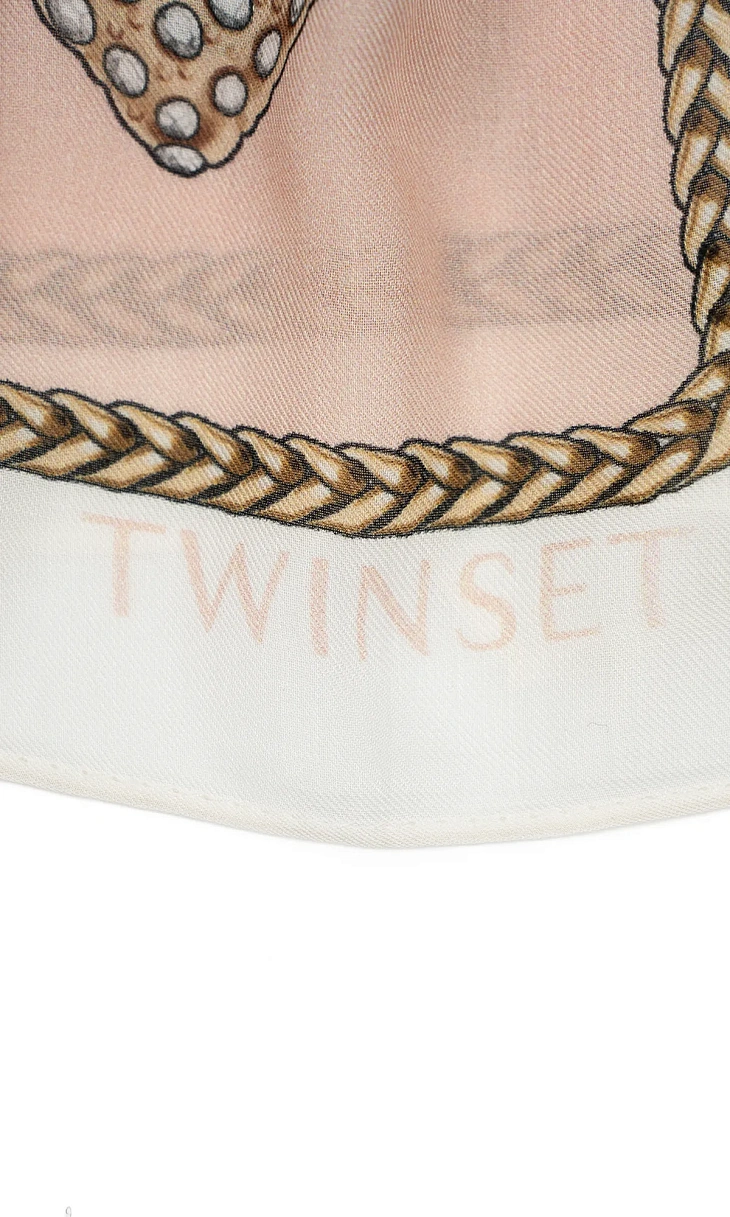 TWINSET: Платок с принтом
