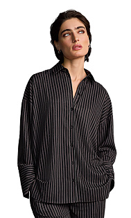 Рубашка Oversize в полоску