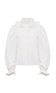 Блуза с объемными рукавами