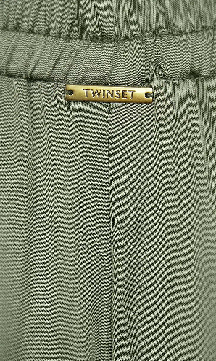 TWINSET: Брюки на кулиске