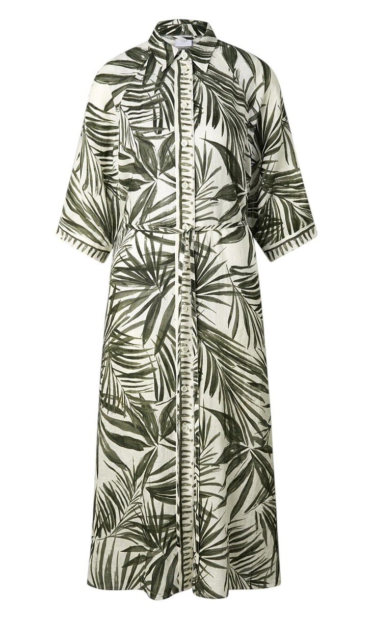 Bogner: Платье на пуговицах из льна