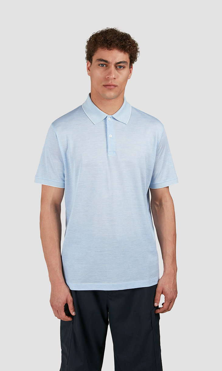 Paul Shark: Поло из хлопка и шелка