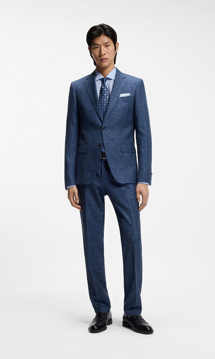 HUGO BOSS: Рубашка из льна