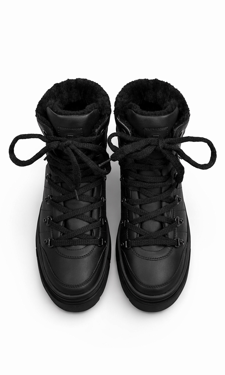 Bogner: Полусапоги из кожи и меха 