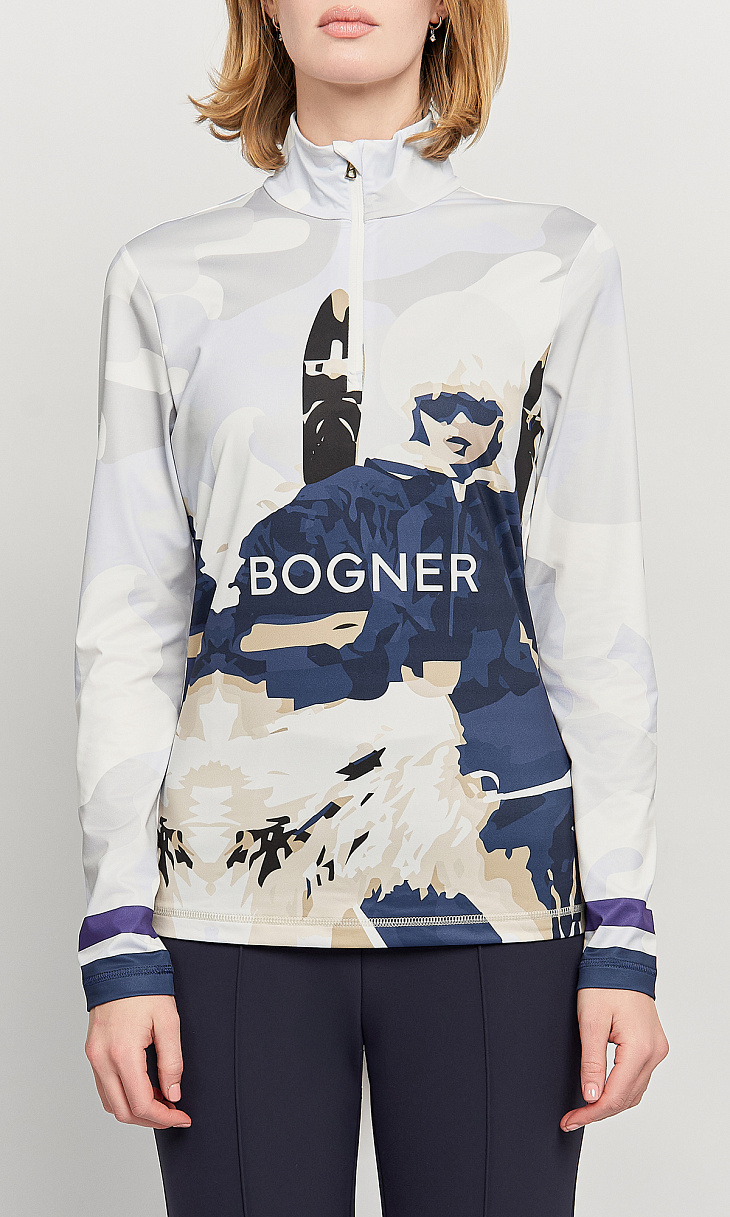 BOGNER: Лонгслив с молнией