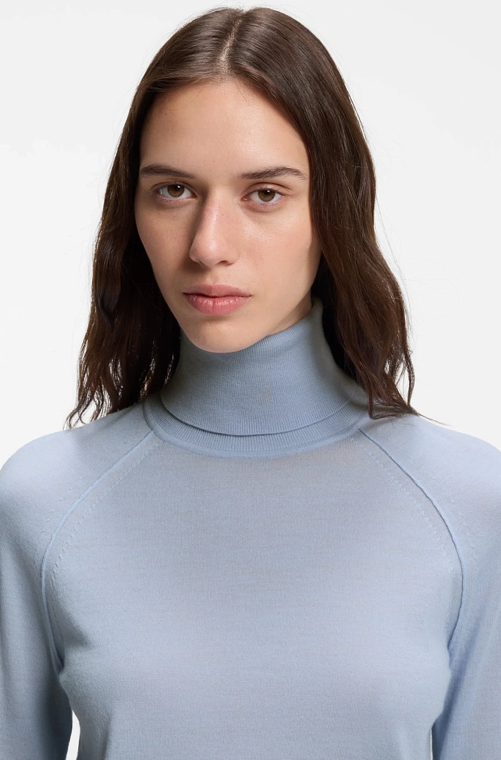 HUGO BOSS: Водолазка из шерсти