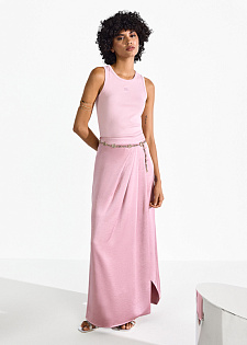 Юбка макси на запахе