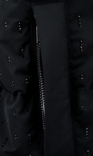 Стеганая куртка со стразами