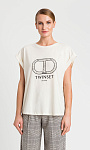 TWINSET: Футболка с логотипом
