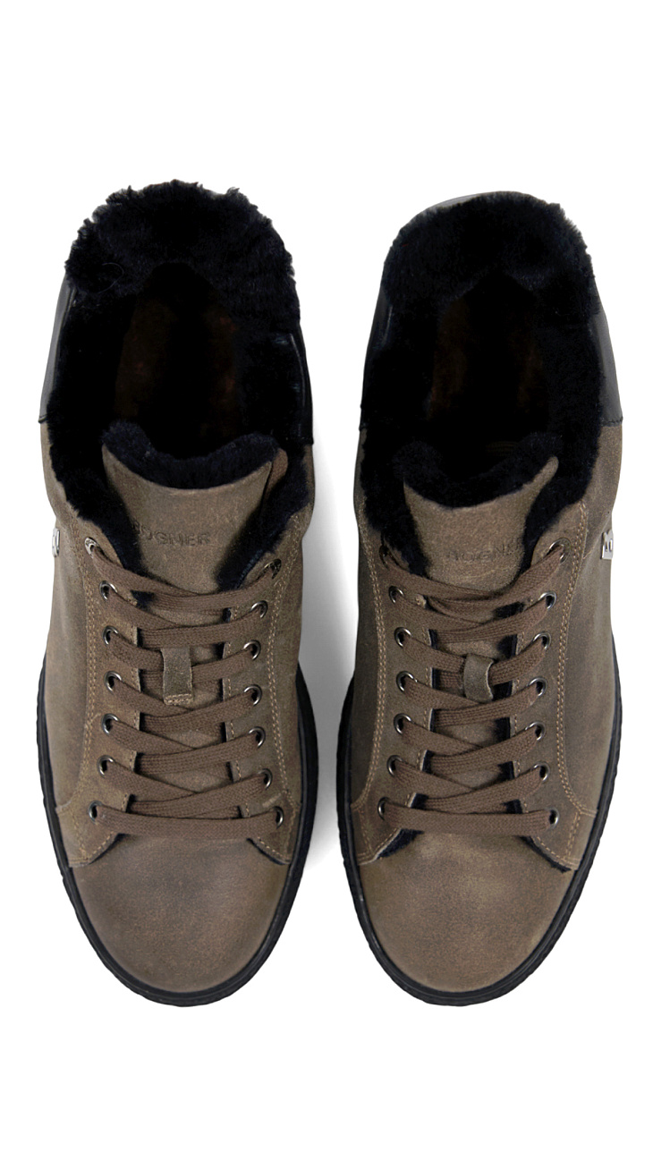 BOGNER: Кеды с мехом