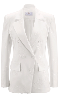 Двубортный пиджак с пайетками