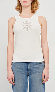 Топ с вышивкой