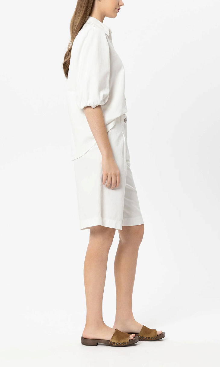 LUISA CERANO: Блуза из хлопка и льна