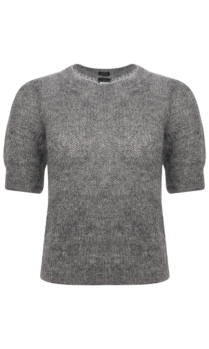HUGO BOSS: Пуловер с короткими рукавами