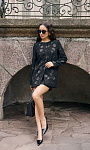 TWINSET: Пальто с декором и блеском