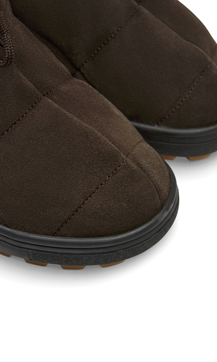 BOGNER: Полусапоги из замши и меха