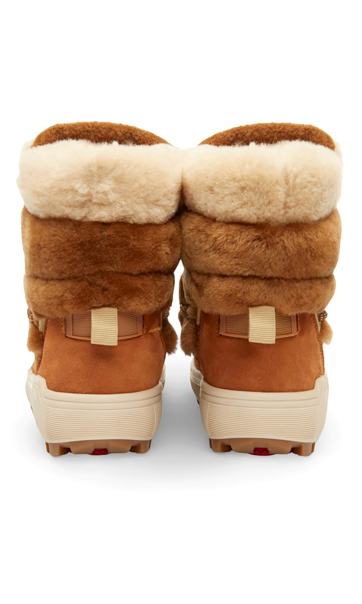 BOGNER: Мунбуты из замши и меха