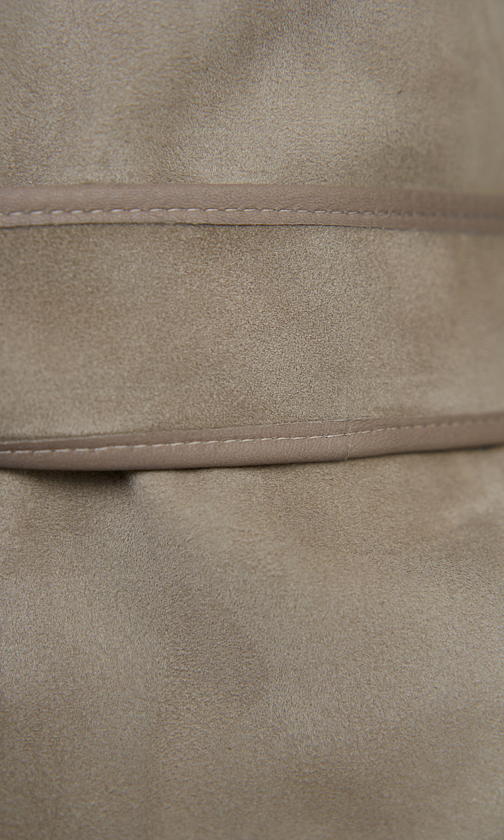 MARION FASHION: Дубленка на пуговицах