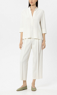 Широкие укороченные брюки