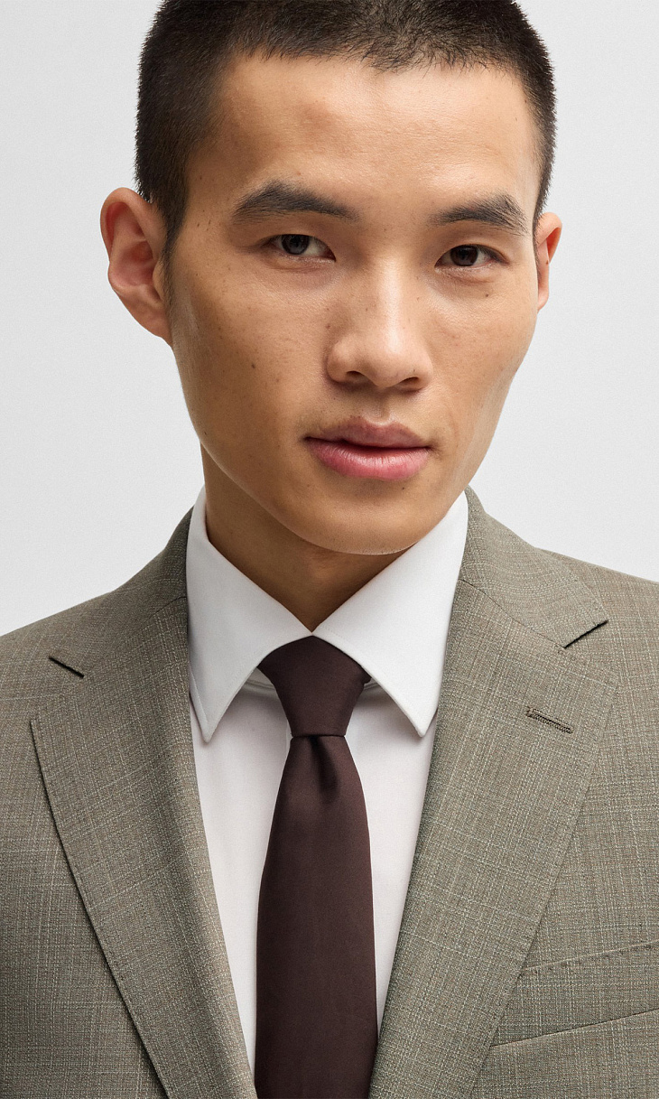 HUGO BOSS: Костюм в клетку
