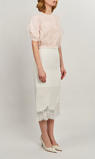 Юбка с кружевом