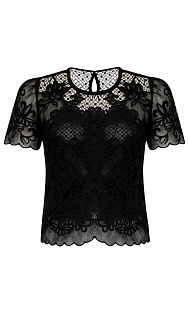 Муслиновая блуза с вышивкой