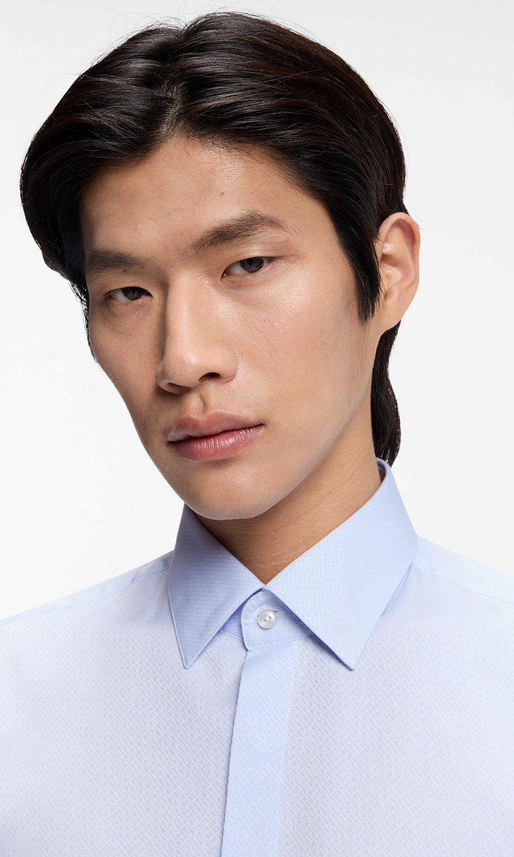 HUGO BOSS: Рубашка из хлопка