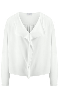 Блуза из волокна конопли и шелка