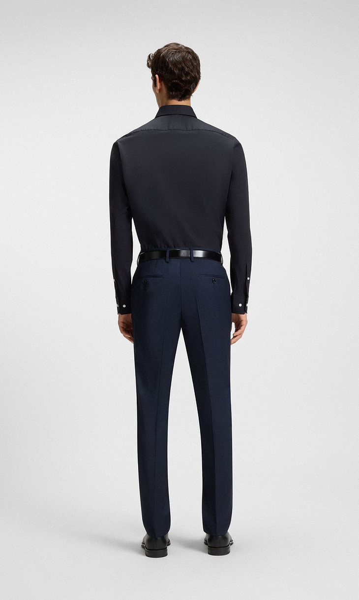 HUGO BOSS: Рубашка из поплина