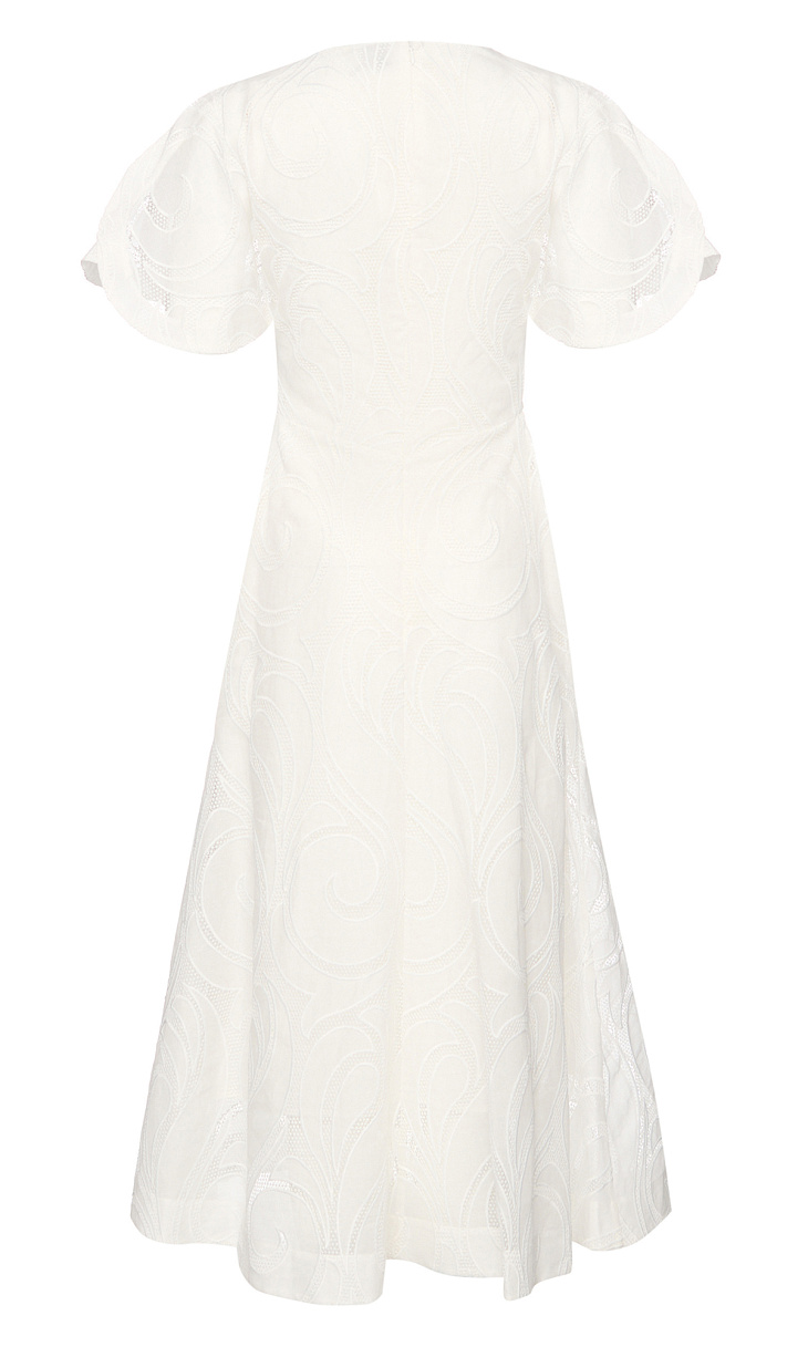 HUGO BOSS: Платье из рами