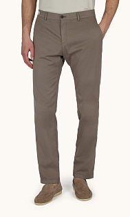 Брюки из хлопка и шелка