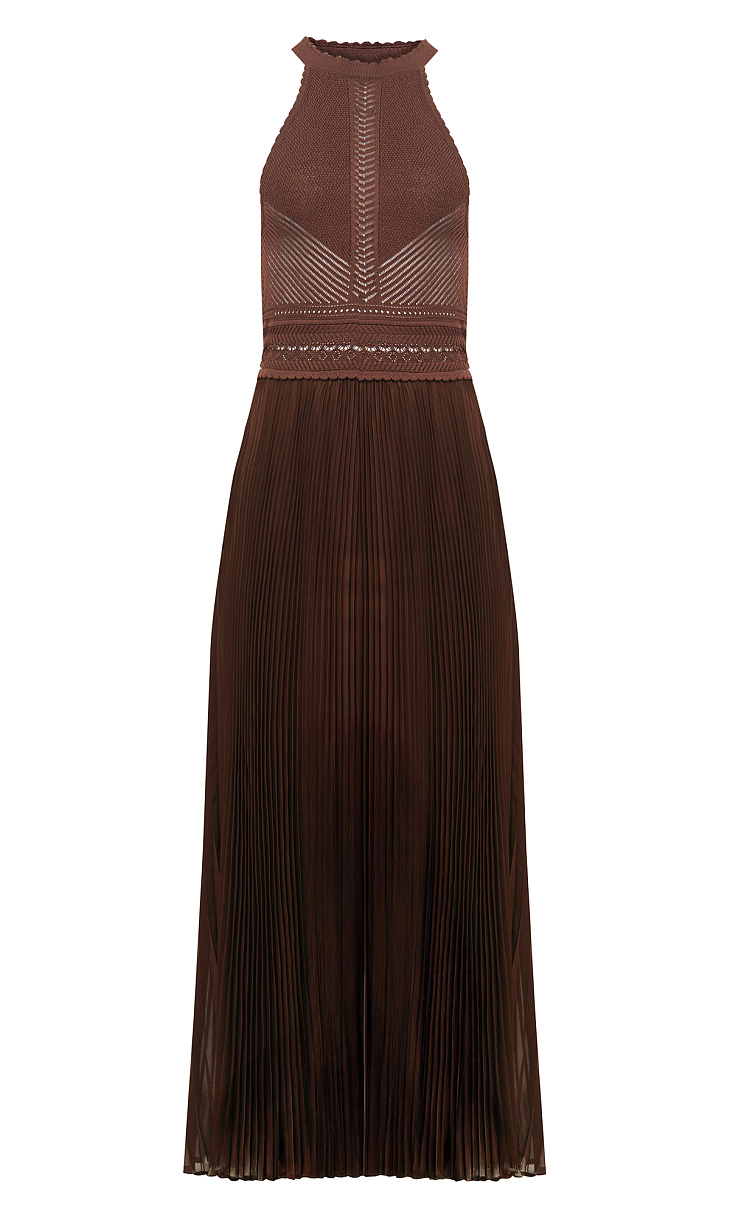 TWINSET: Платье с плиссированной юбкой