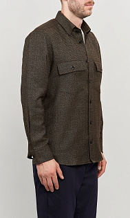 Рубашка из шерсти и льна